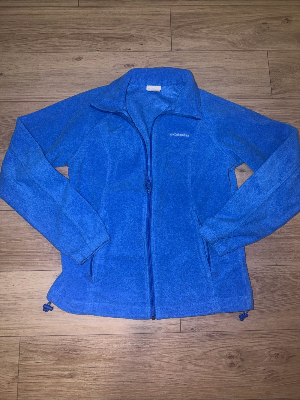 Columbia Bright Blue Full-Zip Fleece Jacket